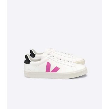 Low Tops Sneakers γυναικεια Veja CAMPO CHROMEFREE White/Purple | GR 597FDN